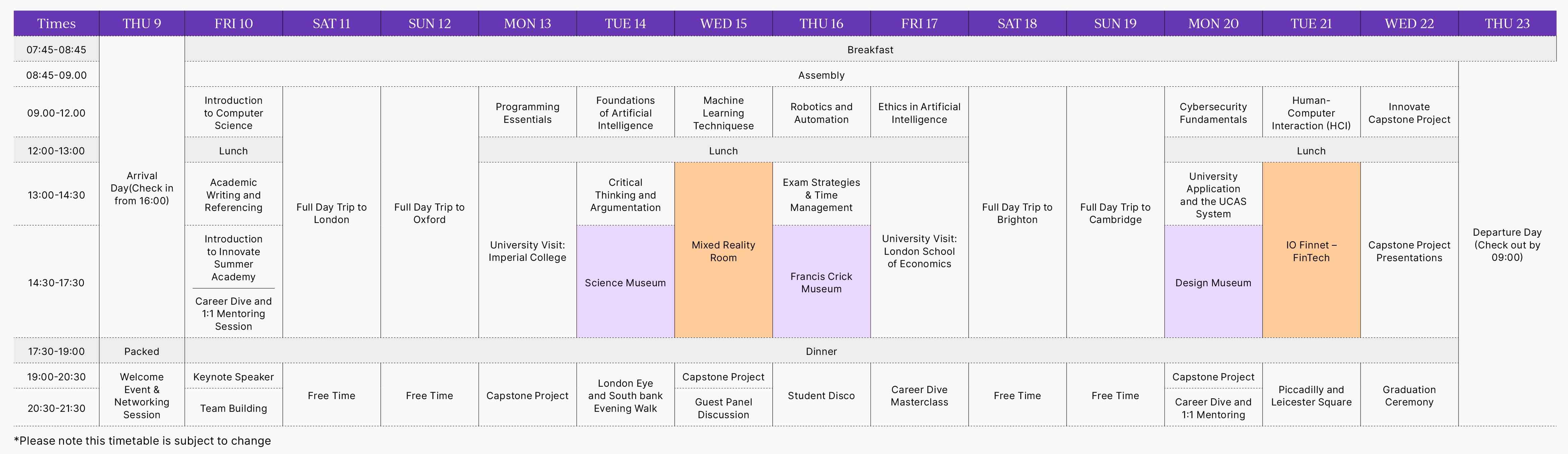 2026年英國探索創新14天暑期營 2026 Summer Camp for Innovation in the UK