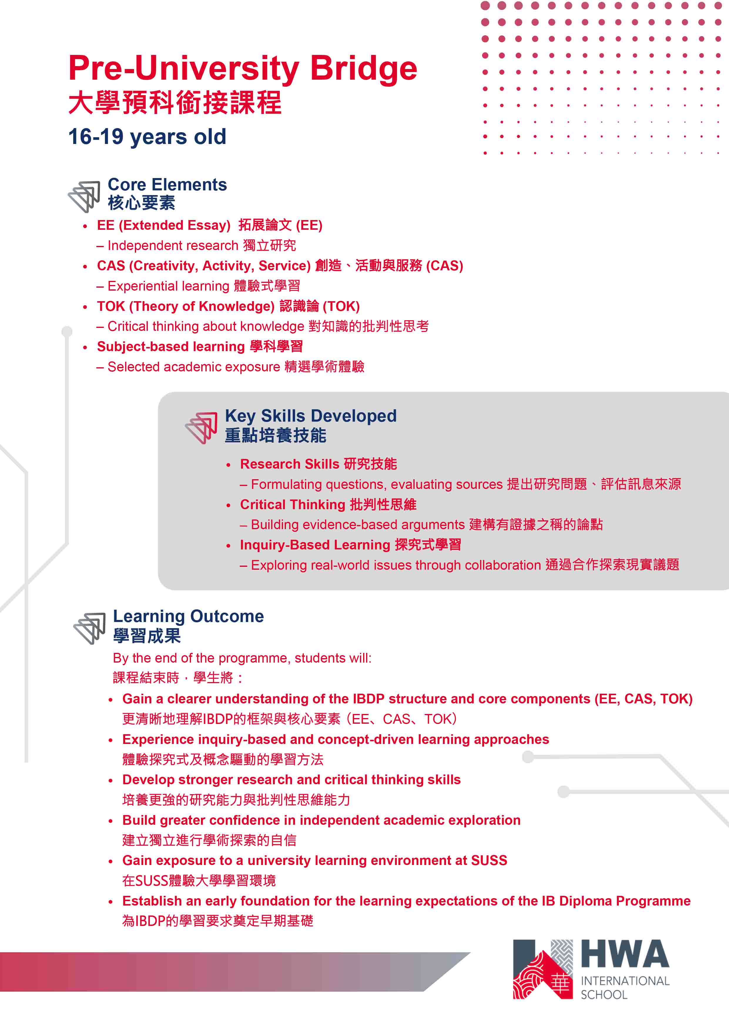 2026年HWA未來夏令營 HWA Future Summer School 2026
